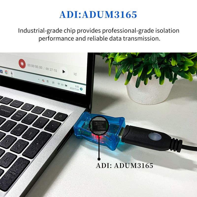 [AUSTRALIA] - DSD TECH SH-G01B USB Isolator with High-Speed ADI ADUM3165 Chip - 480Mbps 