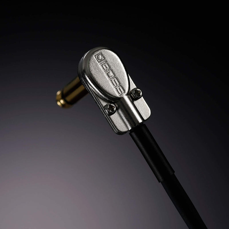 BOSS Bpc-8 – 8In/20Cm Length – Space-Saving Pedal Patch Cable with Slimline Pancake Plugs for Pedalboards