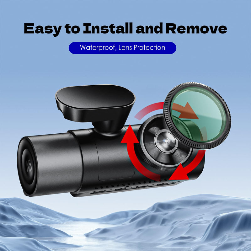 CPL Filter Circular Polarizing Filter，Lens Protection for Vantrue E1, E2, E3, E1 Lite, S1 Pro, N4 Pro,N5 Dash Cam