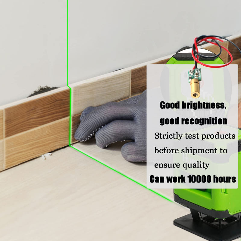 Green Laser Module Industrial Laser Module Adjustable Focal Length 6 mm Point (2) Point-2pack