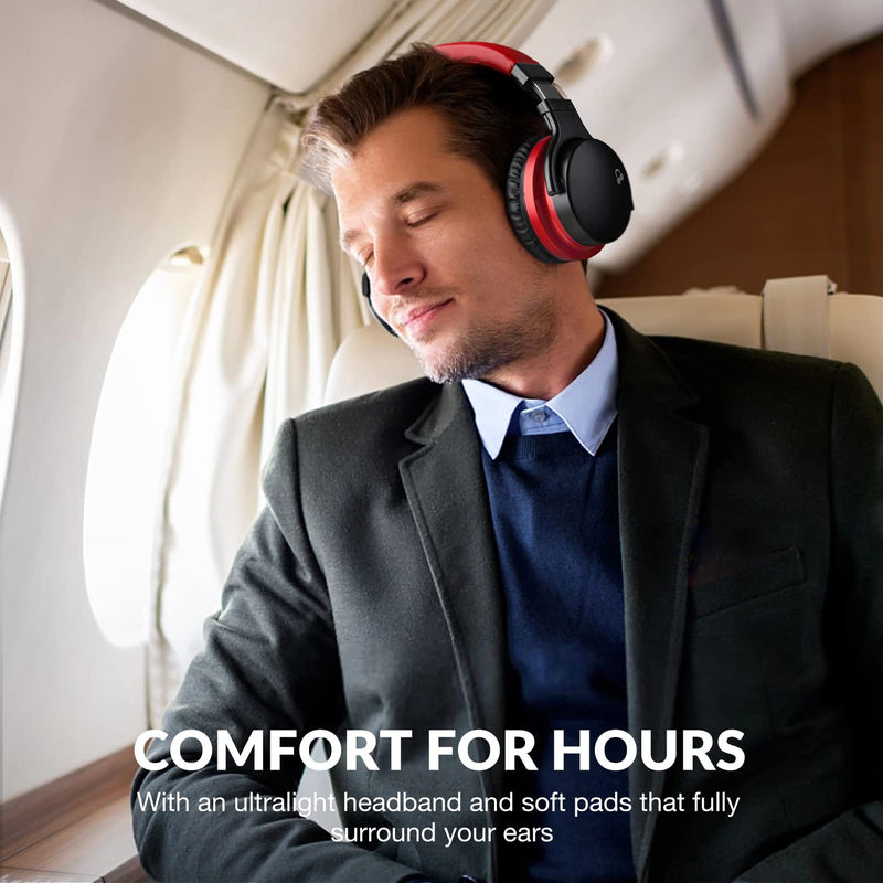 MOVSSOU Million Sold Classic E7 Active Noise Cancelling Headphones | Upgraded HD Sound, Wireless Bluetooth Headphones Over The Ear Unequaled Comfort, Vivid Deep Bass, for Home Office Travel Gift Black 7.68 x 7.2 x 2.17 inches