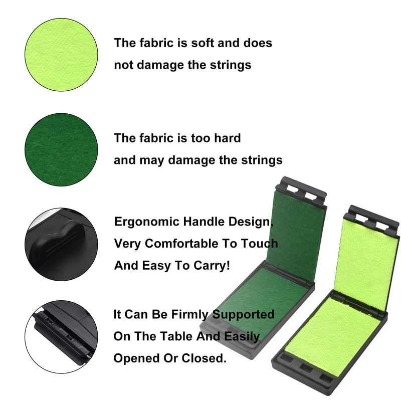 [AUSTRALIA] - MAXCHEER 2pcs Guitar Cleaner Kit Dual Head Guitar Strings Cleaner Eraser - Rust Remover with Lubricant in Brush String and Clean Fretboard Cloth Tool Scrubber for Violin/Bass/Ukulele/Electric Guitars String Cleaner+Oil 