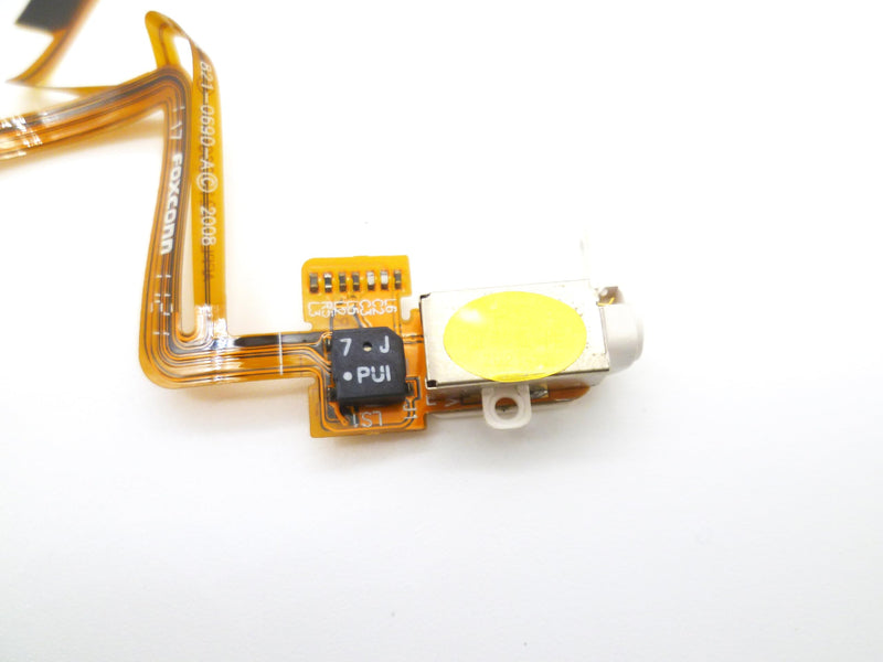 Headphone Audio Jack Hold Switch Flex Replacement Compatible with iPod Classic 6th 7th 80gb 120gb 160gb (White) White
