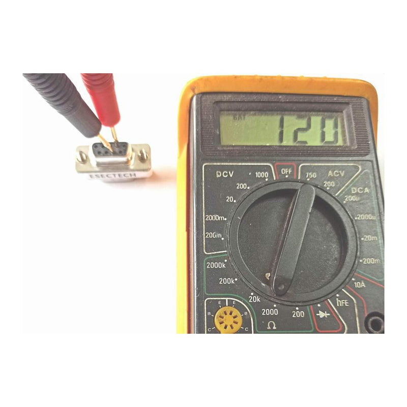 BUELEC CAN DB9 120ohm,CAN Bus Terminal Resistance,DB9 Female to Male Connector with Accuracy of one Thousandth 120 Ohm Resistance,high-Precision up to one Thousandth (CANDB9120ohm5PCS)