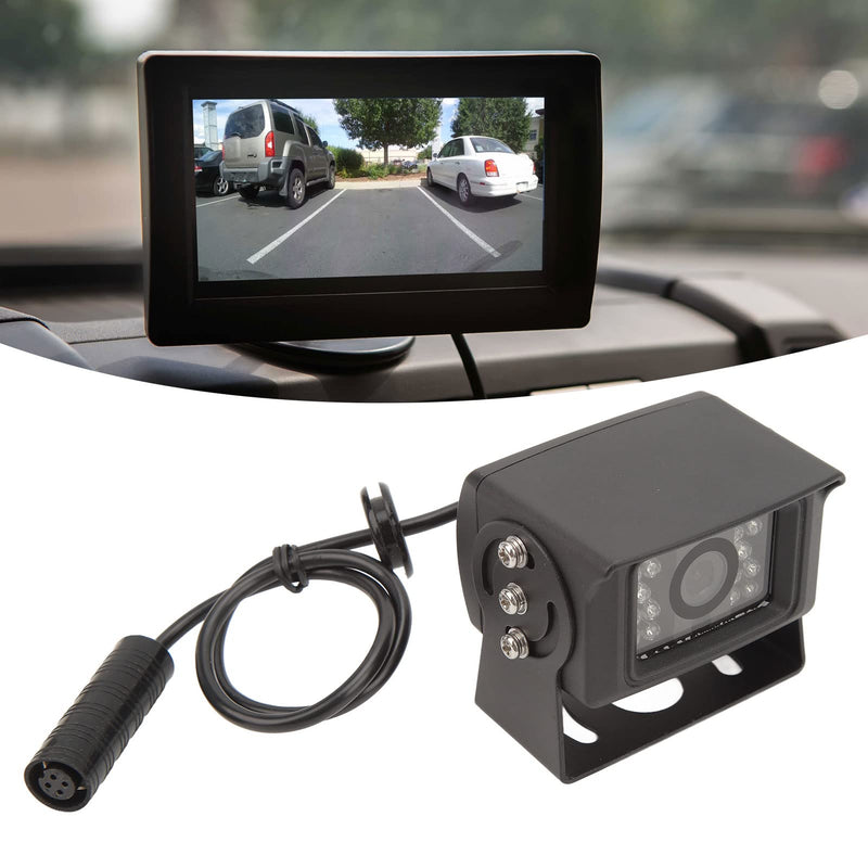 1080p Backup Camera Reverse Night Vision Camera with 18 Infrared LED Lights for Improved Safety in Trucks, RVs, & Cars (NTSC) NTSC