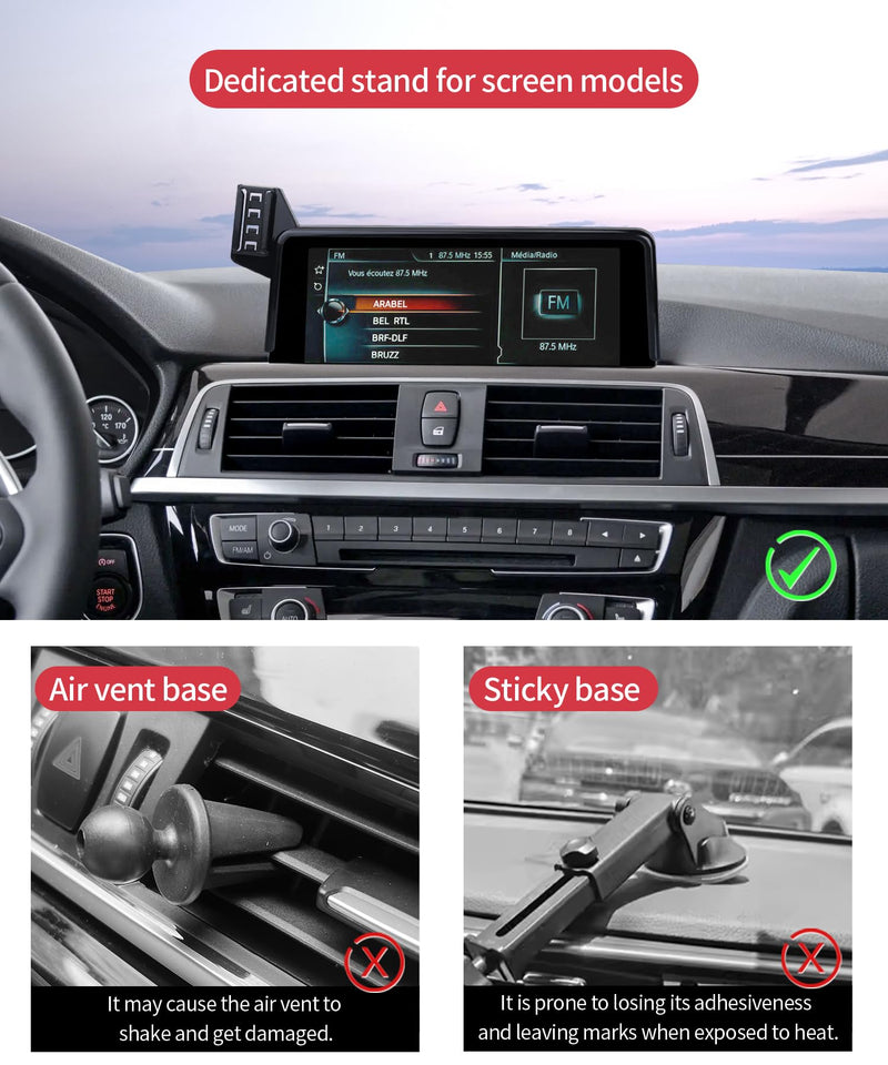 Wireless Charger Car Phone Mount for BMW 3-Series 2012-2018, 2-Series 14-21 | 4 Series 2014-202 8.8"Screen Magsafe Accessories Fast Charging Magnetic Cell Phone Holder Clip Compatible with iPhone Android 8.8-inch for 3 Series/ 4 Series/ 2 Series