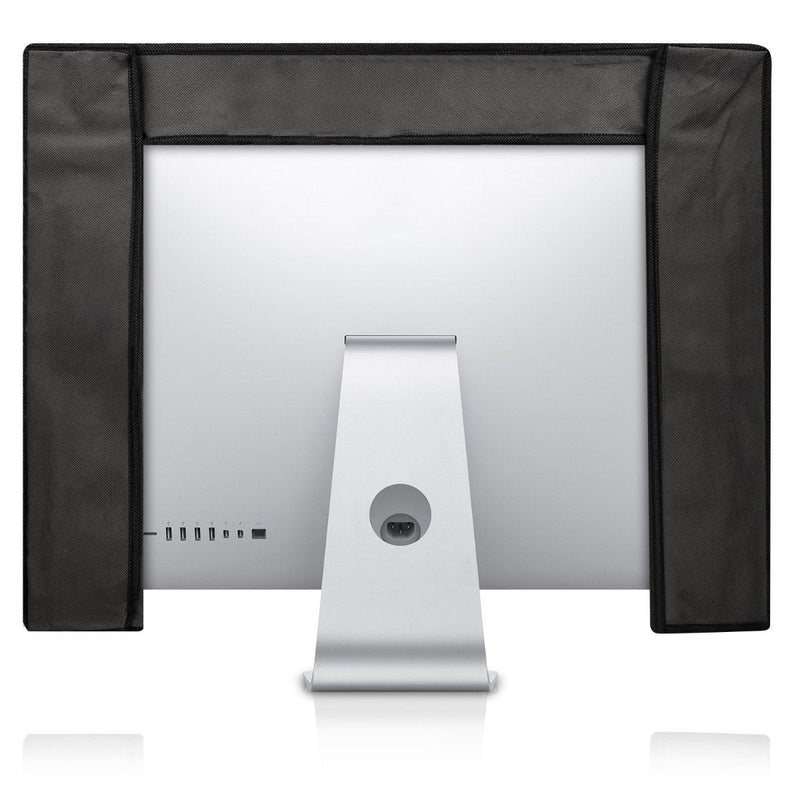 kwmobile Monitor Cover Compatible with 24-26" Monitor - Monitor Cover Dust PC Screen Protector - Dark Grey