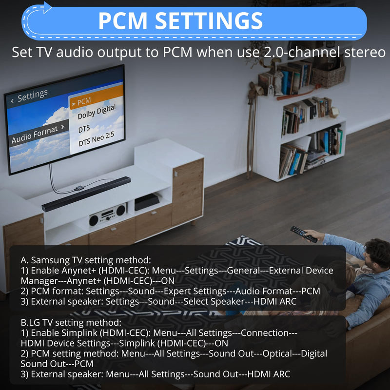 [AUSTRALIA] - CAMWAY 192KHz eARC/ARC Audio Extractor - Used with HDTV ARC/eARC Ports to Optical Soundbar/Amp,Professional ARC to Optical Audio Adapter, Dolby DTS 5.1 Surround Sound & 2.0 CH Stereo, Easy to Setup 8.3 x 5.2 x 3.8 cm eARC/ARC to Optical Toslink SPDIF 