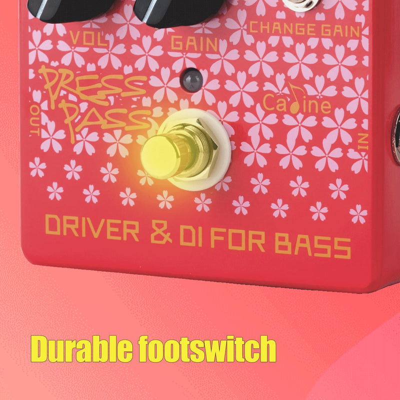 Caline CP-59 Driver Bass Effect Pedal with Bass Amp DI Function