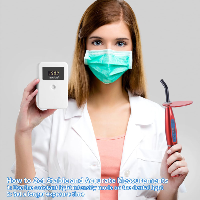 [AUSTRALIA] - Annhua Dental Led Light Meter, Light Cure Power Curing Tester 