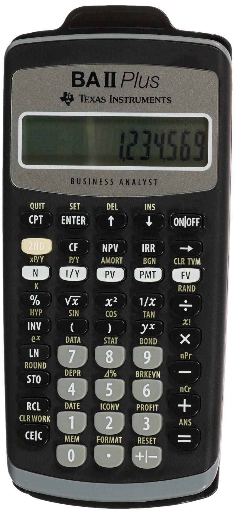 Texas Instruments BAII Plus Financial Calculator, Black Taschenrechner
