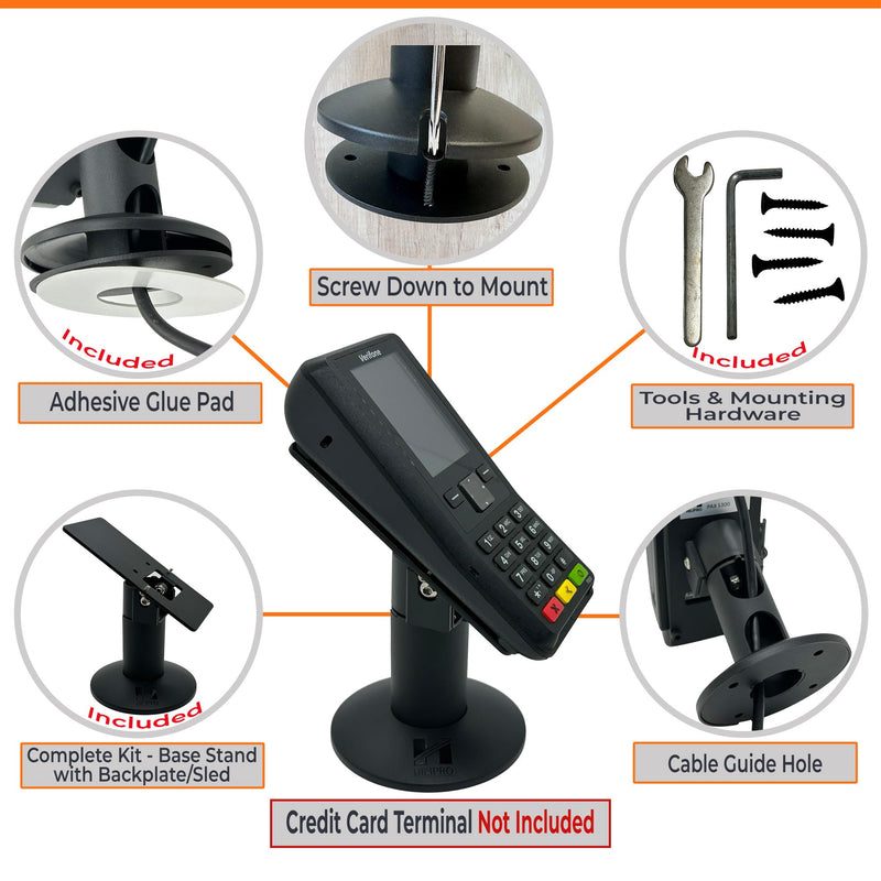 Swivel Stand for Verifone P200 & P400 - Swivels & Tilts - Complete kit