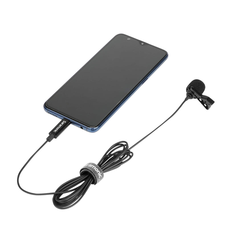 Saramonic LavMicro U3A USB-C Lavalier Microphone for iPhone 15, Android, new iPad, Computers & more with 6.6' Cable & 90˚ Adapter for Vlogging, Interviews, YouTube, TikTok, Live Streaming USB-C - 6.6'