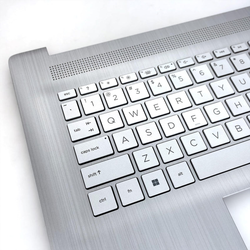 Upper Case Palmrest with Backlit US Keyboard for HP 17-CN 17-CP | Fit for HP 17-CN0xxx/17-CN1xxx/17-CN2xxx,17-CP0xxx/17-CP1xxx/17-CP2xxx,17T-CN000/300 and 17Z-CP000/100/300,P/N M50456-001