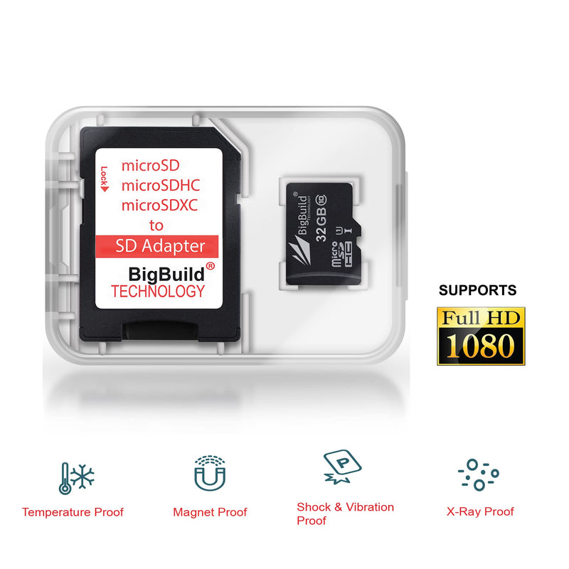 BigBuild Technology 32GB Ultra Fast 80MB/s microSDHC Memory Card for Samsung Galaxy A01/A01 Core, A02/A02s, A03/A03s/A03 Core Cell Phone Black / Size: 32GB