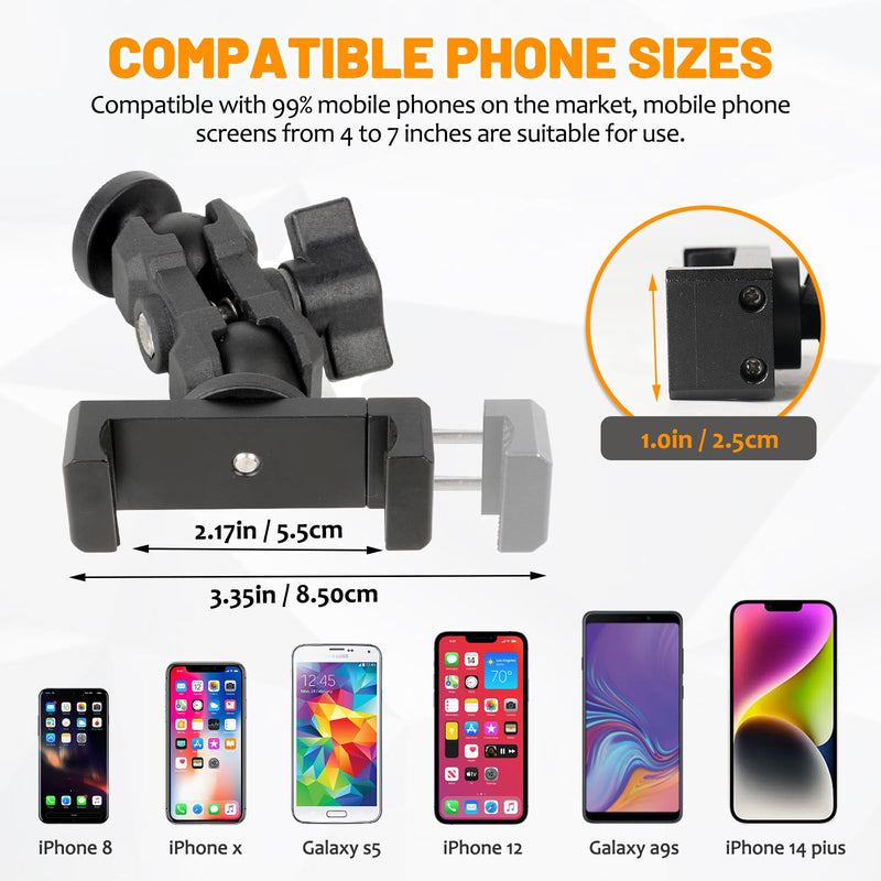 Phone Holder Mounts on Dashboard for 2022-2024 2025 2026 Silverado&Sierra Custom Adjustable Stabilizer Silverado Cell Phone Holder Gmc Sierra 1500 Accessories