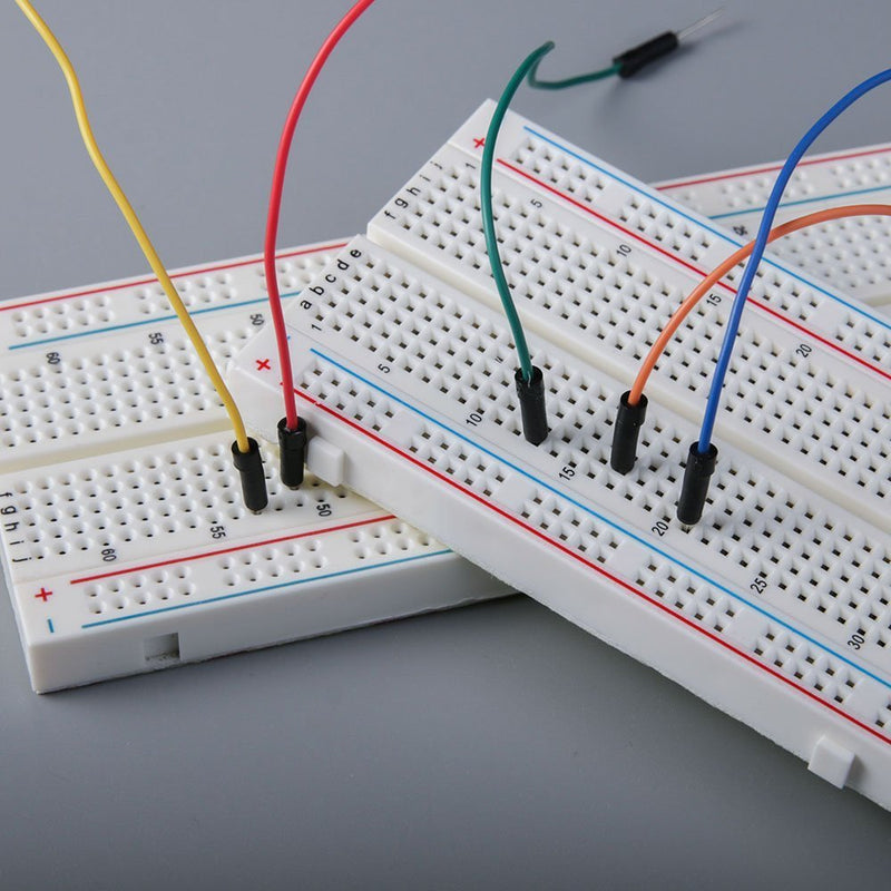 ELEGOO 3 Breadboard 830 Pin Solderless Prototype PCB Board Kit for Arduino Proto Shield Distribution Connection Blocks