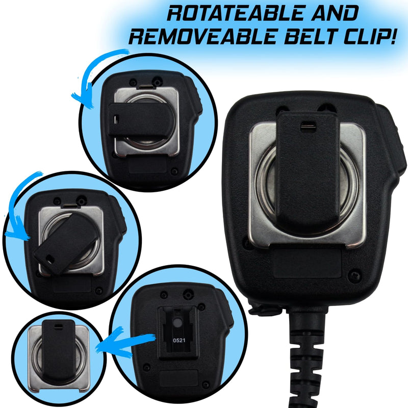 [AUSTRALIA] - Titan Replacement for NMN6193 Speaker Mic, Compatible with HT1000, MT2000, MTS2000, XTS3000, XTS3500 
