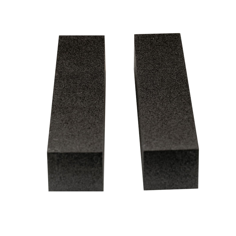 Musiclily Pro 80x18x15mm Bass Pickup Height Foam Self-Adhesive EVA Foam Anti-Vibration Foam for Jazz Bass Pickup, Black (Set of 10) For JB Pickup