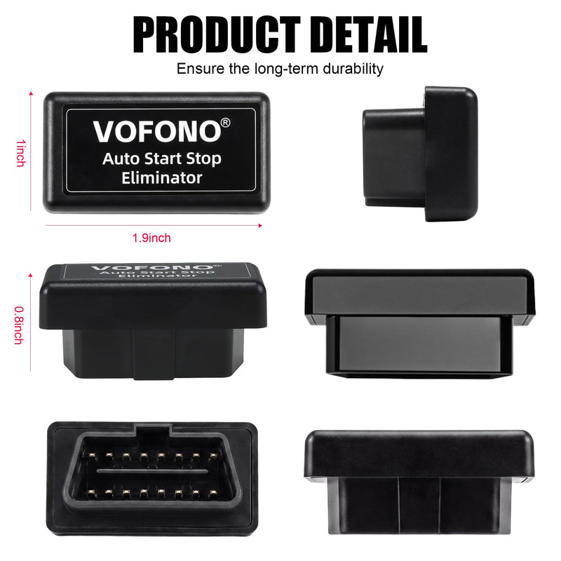 Auto Start Stop Eliminator for F150 2015-2020 Plug Play Ford Accessories | Easy-Install Autostop Device, A-Off Start Stop System black-1 2015-2020 Ford F-150