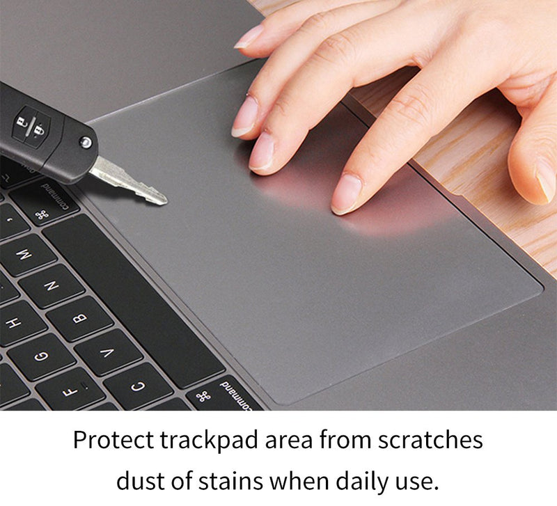 CaseBuy MacBook Air 13 Inch Trackpad Protector Cover Compatible 2021 - 2018 Release MacBook Air 13 Inch with Touch ID Model A2337(M1) A2179 A1932 Clear Anti-Scratch Trackpad Skin MacBook Air 13" (2018-2021)