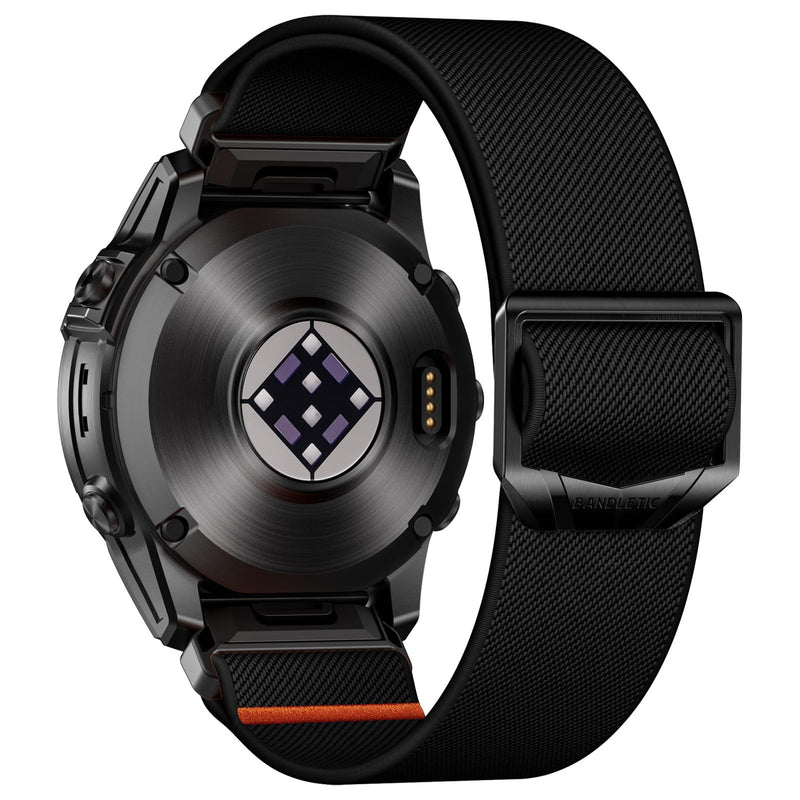 Bandletic Nylon Strap and Magnetic Band Compatible with Garmin Watch 22mm