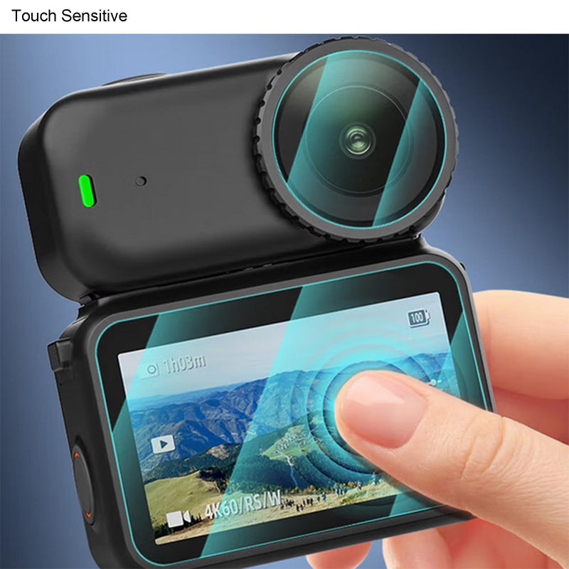 [AUSTRALIA] - Accessory Kit for Osmo Nano, 2 Pack of Screen and Front Lens Protector, 2 Lens Cap and Storage Bag for Osmo Nano 