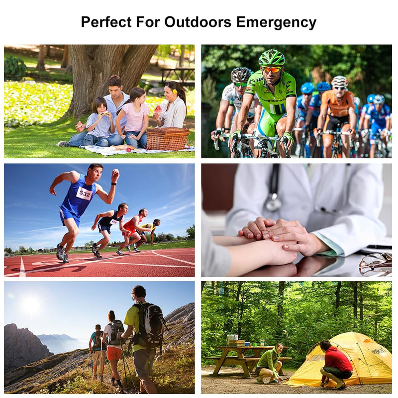 Vein Congestion, Tourniquet, Storage Hose, Tourniquet with Closure System with Instant Release, Tourniquet Medical, for Medical Emergency, Nurse, First Aid, Outdoor Black+blue
