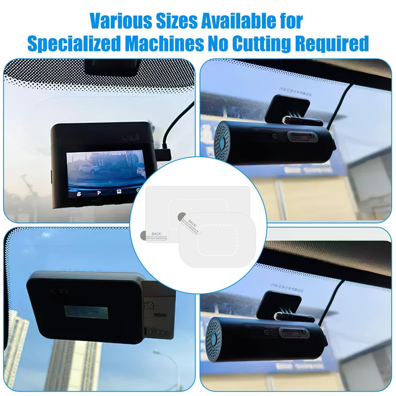 [AUSTRALIA] - Windshield Dashcam Stickers, Sturdy Electrostatic Stickers Easily Prevent Scratching & Falling, Transparent Windshield Film for Mounting Dash Cam Phone Projection Screen 