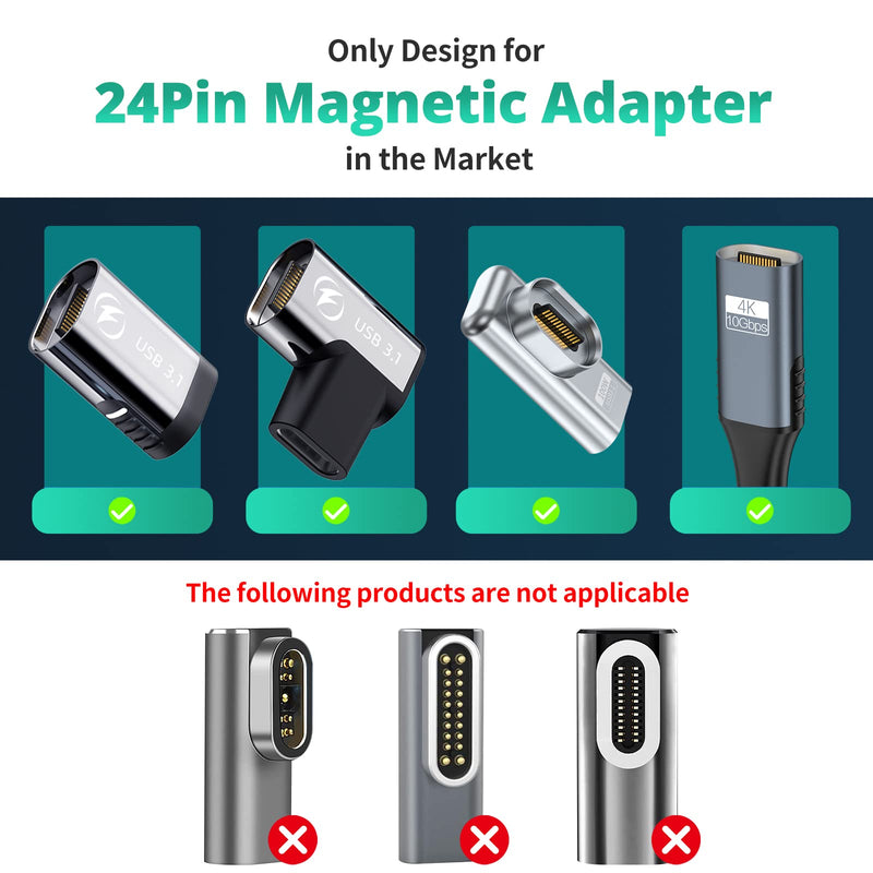 HanCenDa 240W Magnetic USB C Adapter 4Pack