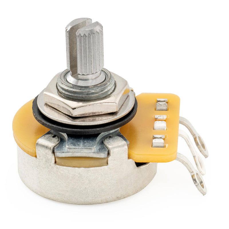 CTS 450 B250K Pots Short Split Shaft 1/4 Inch 10% Linear Taper Potentiometers for Electric Guitar Bass (Set of 4) B250K x 4