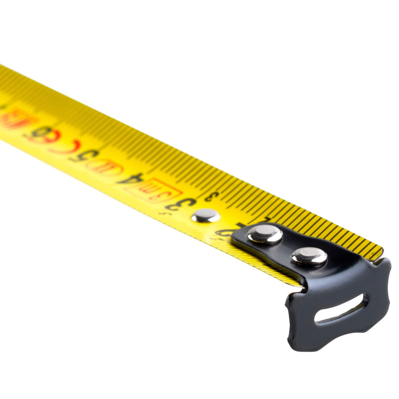 SOLA Protect Tape Measure 3 m / 16 mm – Robust Tape Measure with Belt Clip – Steel Tape Painted Yellow with mm Scale – Accuracy Class II – Roll Meter with Movable End Hook – Length 3 m, 5 m, 8 m 3m / 16mm