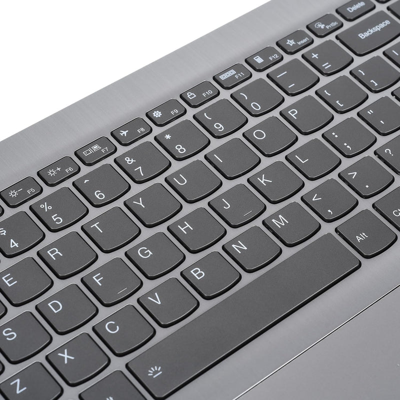 Replacement Upper Case Palmrest for Lenovo ideapad 3-15ITL6 3-15ADA6 3-15ALC6 Series Laptop with Backlit Keyboard with Touchpad Assembly Part 5CB1B65660, Gray
