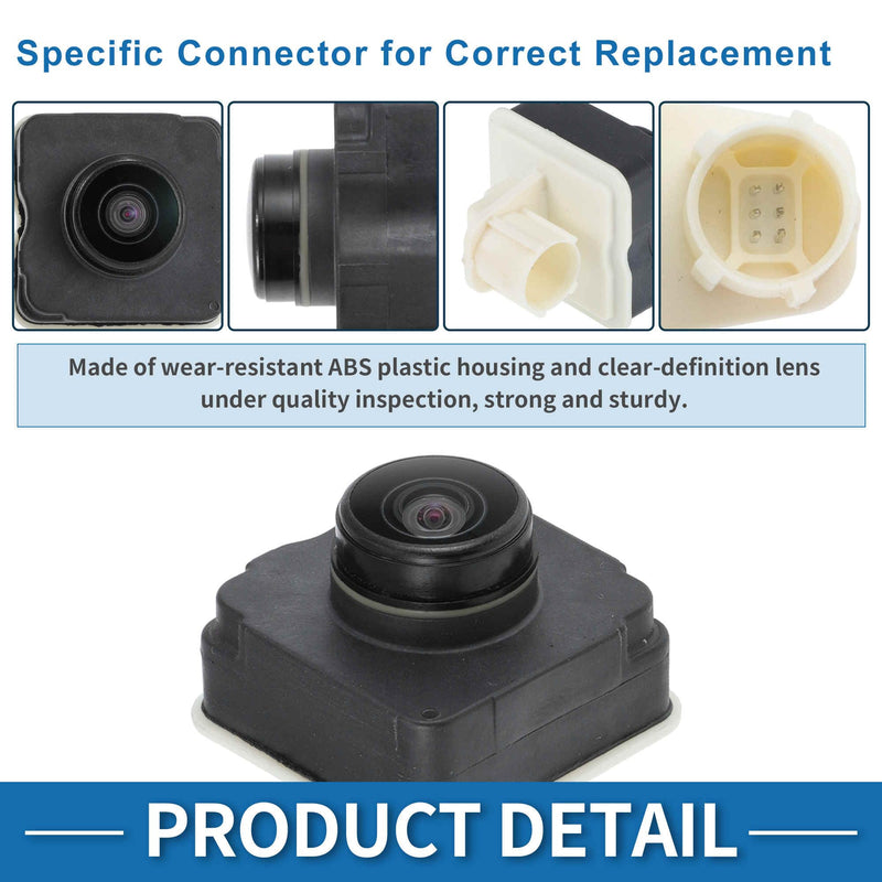 Rear View Camera for Jeep Compass 2.4L 2017-2021 Park Assist Backup Reverse Camera Replace No.04672771AC/04672771AA/04672771AB/68245750AA/68245750AB