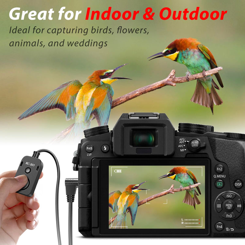 [AUSTRALIA] - Small Release Shutter Remote Control Cable RC-301 S2 for Sony Support Video Camera Cable a7m4 a7r4 a7r2 r3 m2 a9 a1 a6600 a6500 (30cm/12in) 