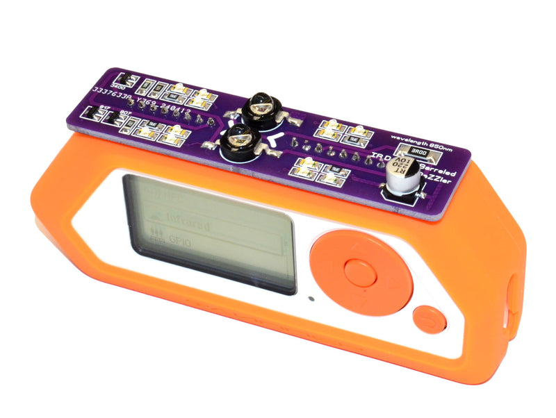 Double Barreled IR LED Blaster Dazzler 850nm Competible with Flipper Zero, Purple