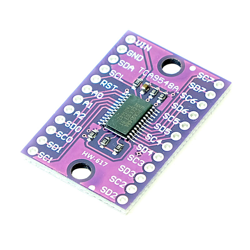 Paradisetronic.com 8-Channel I2C Multiplexer TCA9548A for Address Collision Avoidance 3-5V for Arduino Raspberry Pi
