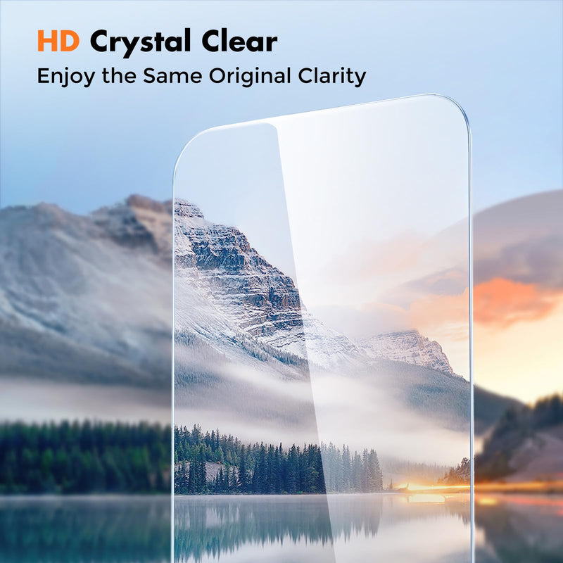 UNBREAKcable Shatterproof Tempered Glass Screen Protector for iPhone 15 Pro Max [3-Pack][Easy Installation Frame] [9H Hardness] [99.99% HD Clear] [Bubble Free] for Apple 6.7” iPhone 15 Pro Max-6.7 Inch