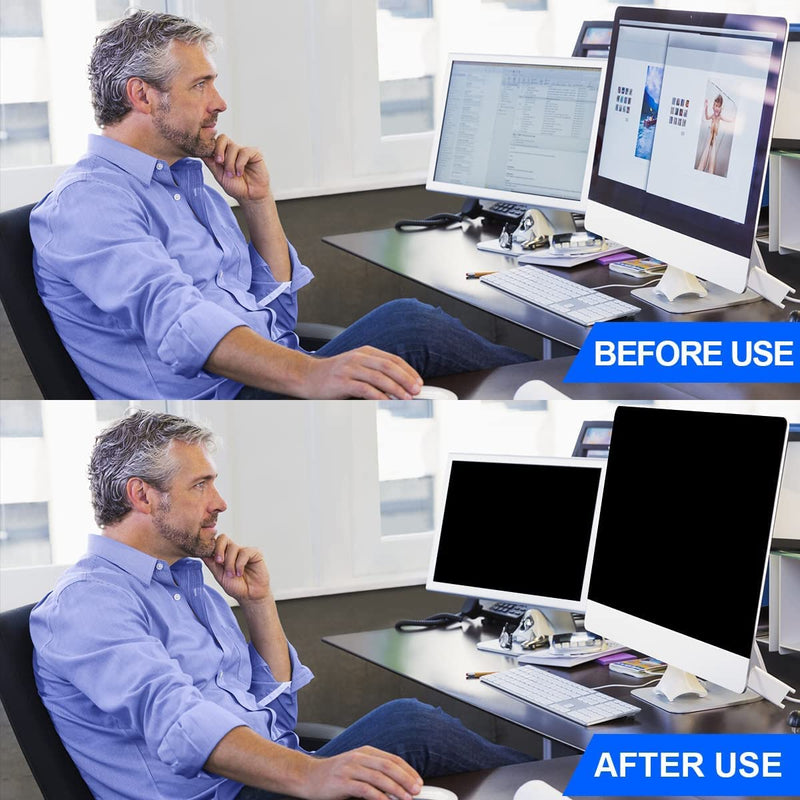18.5" Computer Privacy Screen Filter 16:09 Widescreen Monitor - Premium Anti-glare Screen Cover - Scratch Resistant - UV and Blue Light Screen Protector