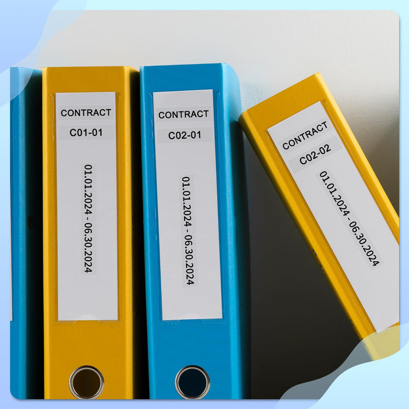 [AUSTRALIA] - Compatible DYMO D1 Label Tape Black on Clear Replace for DYMO Label Maker Refills 45010 S0720500, 1/2Inch x 23Ft for Dymo LabelManager 160 210D 280 360D Label Maker, 3-Pack 