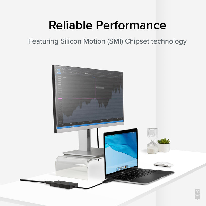 [AUSTRALIA] - Plugable USB C to HDMI Adapter, Universal Video Graphics Adapter for USB 3.0 and USB-C Macs and Windows, Extend an HDMI Monitor up to 1440p@60hz 