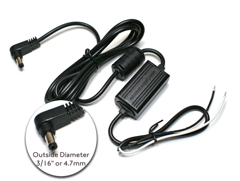 EDO Tech Direct Hardwire Vehicle 5V Car Charger Power Cord for Sirius XM Radio PowerConnect Dock Onyx Edge Lynx Stratus Starmate SXVD1 XDPIV1 XDPIV2 SDPIV1 XEZ1 XAPV2 SXIV1 XEZ1 SXEZR1V1 XpressRci black