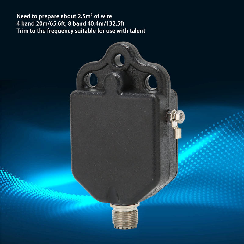 HF End Fed Antenna, 4 Band 8 Band 1MHz to 30MHz 100W Power End Fed Radio Antenna SSB FT8, FM, FSK for Outdoor