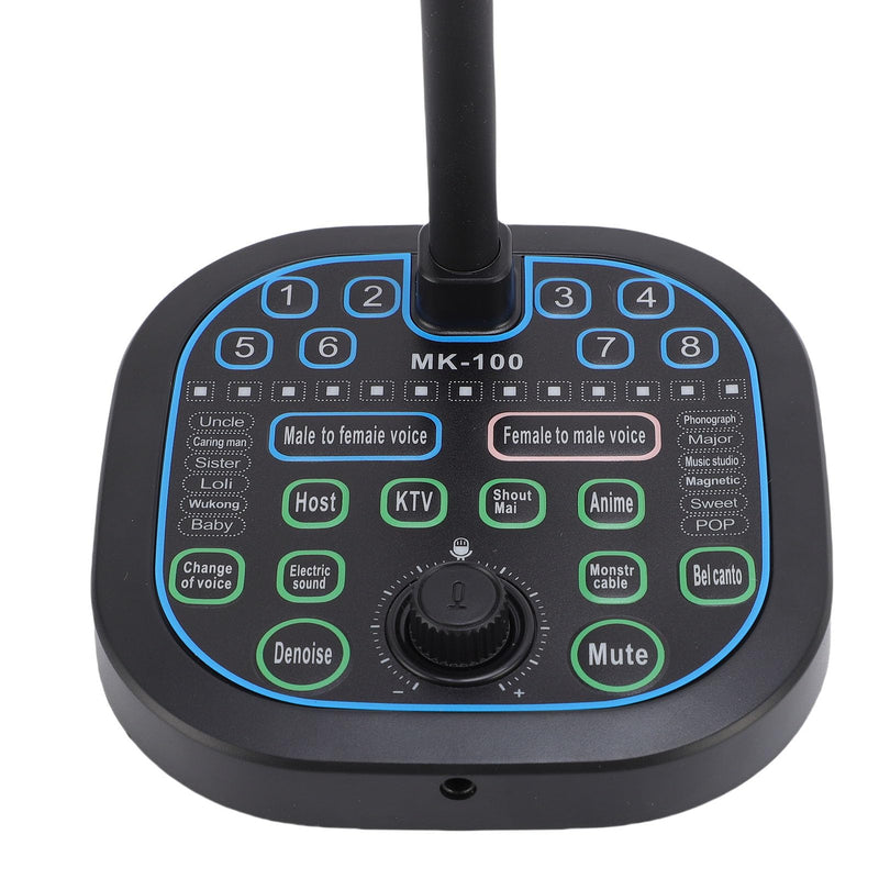 [AUSTRALIA] - Gugxiom Handheld Voice Changer with 16 Sound Effects, USB Type C 3.5mm Microphone Voice Changer, Voice DisguiserCompatible for PC, Phone & Gaming 