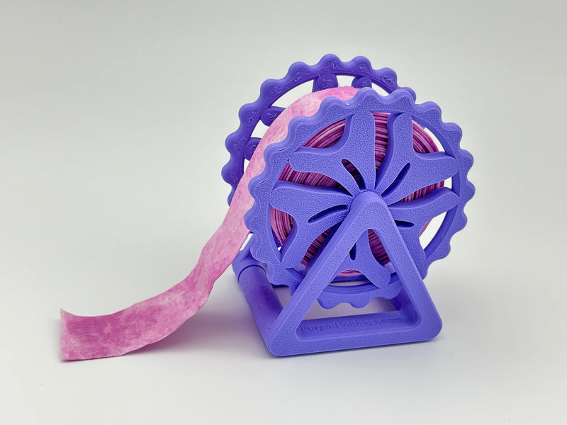 Third Hand Binding Folder Clip and Binding Wheel for Quilting and Sewing by Purple Hobbies, Making It Easier to Create Binding and Store. (Purple Binding Wheel ) Purple Binding Wheel