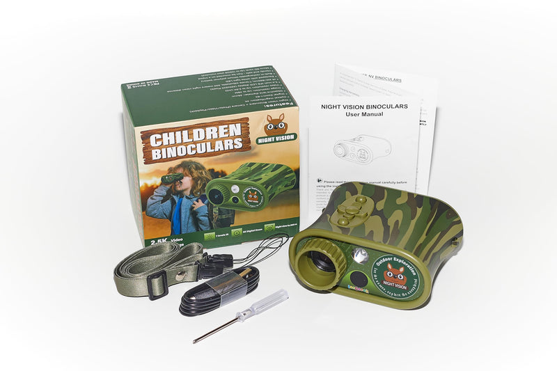 [AUSTRALIA] - Day and Night Vision Binoculars for Kids, Toddler IR Googles,Birthday Gifts for Toddler Boys 6-12 Years, Digital Night Vision Goggles for Kids, Binoculars 8-12 Years 