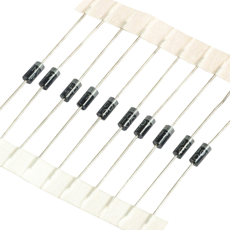 Seki Diodes Assortment 240 Pieces 14 Values Rectifier Diode Schottky Switching Diode 1N4001 1N4004 1N4007 1N5404 1N5406 1N5408 RL207 FR107 RL207 UF4007 1N5811 7 1N5819 1N5822 1N4148