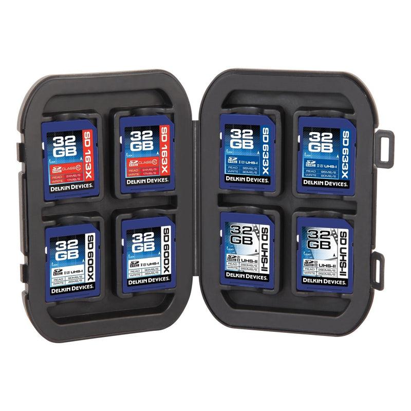 Delkin Secure Digital (SD) 8 Card Carrying Case DDACC-SD8 SD Memory Tote
