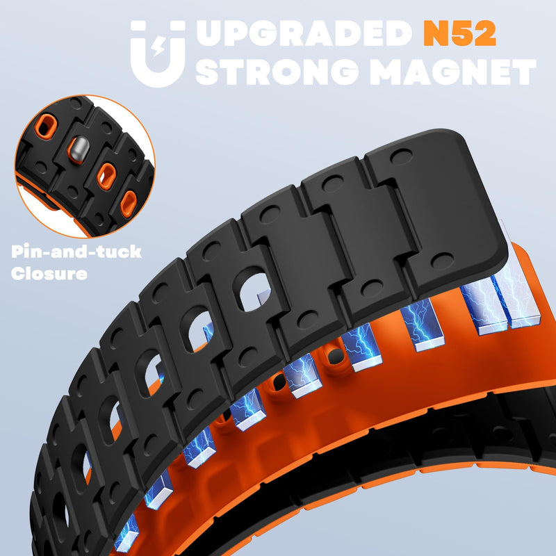 Bandletic Magnetic Band and Paracord Strap Compatible with Apple Watch