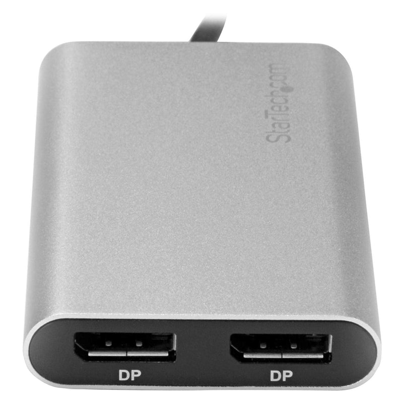 StarTech.com Thunderbolt 3 to Dual DisplayPort Adapter - 4K 60Hz - Windows Only Compatible - Monitor Adapter - DP Adapter (TB32DP2)